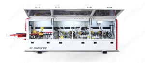 Masina Cantuit Industriala Mobila Prefrezare Dubla, PLC, Preincalzitor, Aplicat Cant ABS PVC PAL MDF