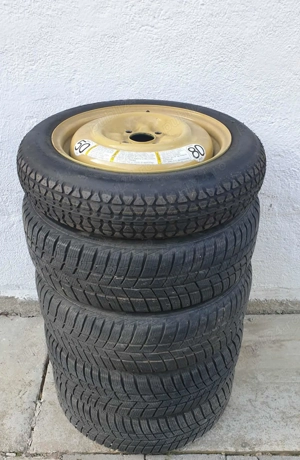 Anvelope iarna Barum  Polaris 5 185/60/15 cu jante  plus roata rezerva Bridgestone Tracompa 2 - imagine 3