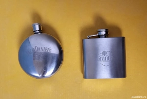 Set patru recipiente inox de buzunar, pentru whisky - imagine 4