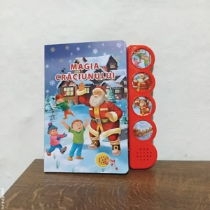 Carte cu Mos Craciun- cu sunete 