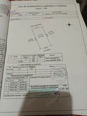 Teren de vânzare în Agigea de 400mp 