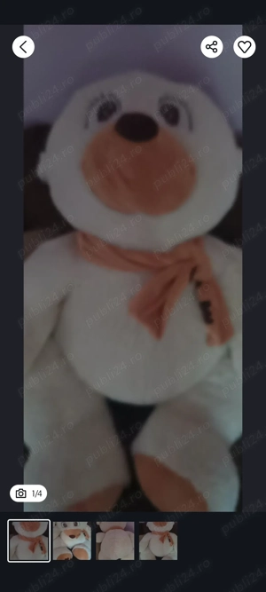 Vand urs mare.fara defecte .350 lei. neg