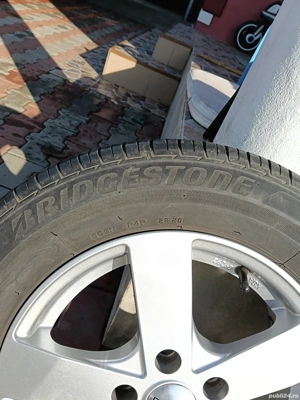 Jante Dezent R15 echipate cu anvelope de vară BRIDGESTONE ECOPIA 195 65R15  - imagine 2