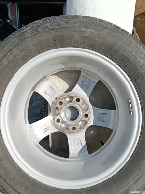 Jante Dezent R15 echipate cu anvelope de vară BRIDGESTONE ECOPIA 195 65R15  - imagine 5