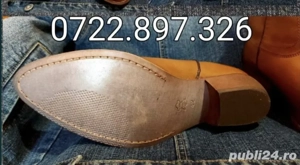 Ciocate, botine, cizmulițe nr 42 din piele naturală de muflon - imagine 4