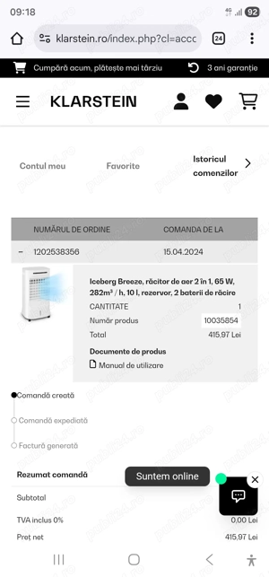 Racitor Iceberg Breeze Klarstein