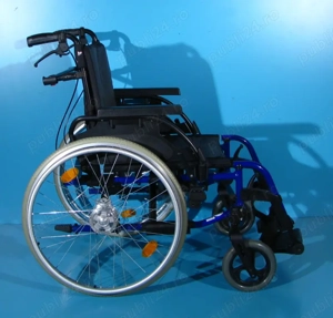 Scaun cu rotile din aluminiu Breezy -  sezut 56 cm - imagine 4