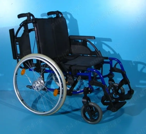 Scaun cu rotile din aluminiu Breezy -  sezut 56 cm - imagine 3