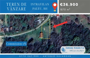 Teren intravilan, de vanzare - Uileacu de Munte, Paleu, Bihor