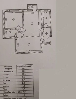 Vânzare apartament 3 camere 49 mp + boxă Progresul / Eroii Revoluției - imagine 3
