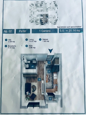 De vanzare Garsoniera Militari Residence - imagine 6