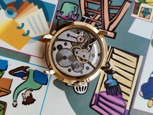 Lemania ceas elvetian vintage mecanic cadran tropical 16 rubine - imagine 5