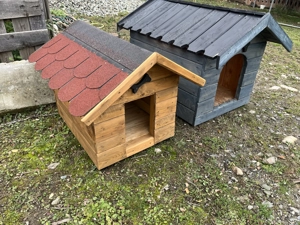 Cuști căței cu pereții dubli din lambriu  - imagine 5