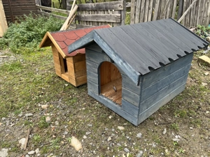 Cuști căței cu pereții dubli din lambriu  - imagine 4