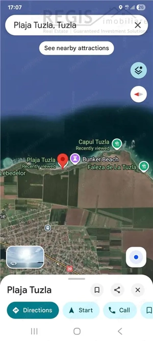 Teren extravilan in prima linie a plajei Tuzla - imagine 2