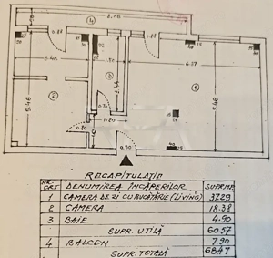 2 camere vis a vis de Liceul Teoretic Nicolae Iorga - imagine 12