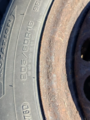  Jante cu cauciuc M+S iarna - imagine 3