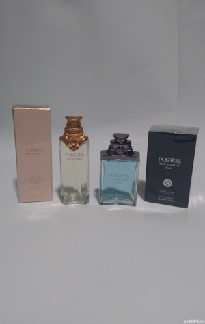 Parfumuri de damă femeie și de bărbat POSSESS THE SECRET și POSSESS THE SECRET MAN - Oriflame Cosmet