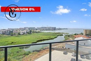 Apartament 3 camere Mamaia-Sat - vedere frontala lac 