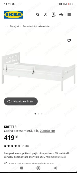 Pat dormitor copii Ikeea