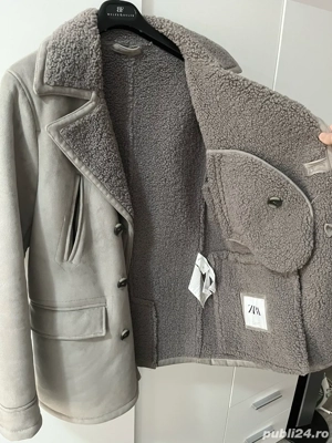 cojoc ZARA guler stil Alain Delon marimea M