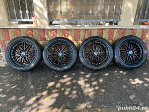 jante cu cauciucuri de iarna Mercedes 245/45 R20 DOT 2023