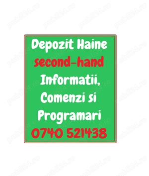 Depozit haine second-hand in Resita.