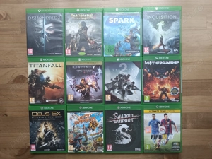 Xbox One FIFA Destiny Spark Sunset Overdrive Deus Ex Titanfall Shadow