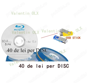 Conversie disc-uri Blue-Ray in fisier pc pe stick