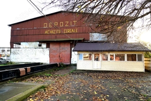 De vânzare   platformă industrială cu depozit de cereale, construcții administrative și teren 7.741 