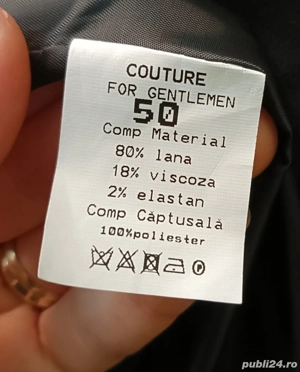 Costum mire-Couture for Gentlemen - imagine 3