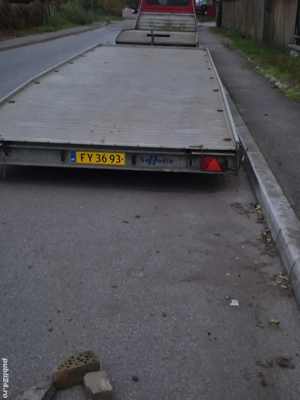 Platformă dubla ALUMINIU 2013 2 auto Vezeko Le mans  - imagine 2