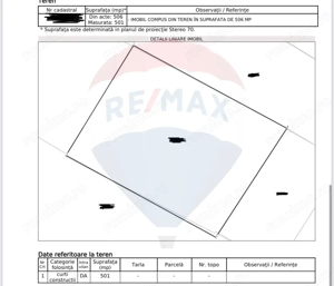 DE VÂNZARE – TEREN 501 MP, CONSTRUIBIL 250 MP - imagine 3
