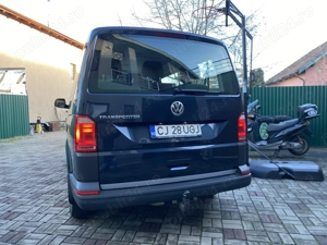 VW Transporter 2L-150CP, an 2019, 9 locuri, cutie automata, clima fata spate - imagine 7