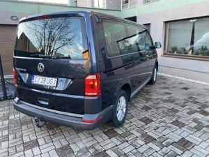VW Transporter 2L-150CP, an 2019, 9 locuri, cutie automata, clima fata spate - imagine 5