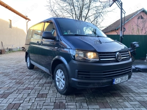 VW Transporter 2L-150CP, an 2019, 9 locuri, cutie automata, clima fata spate - imagine 2