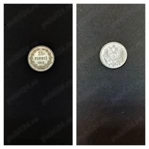 Moneda argint 25 Pennia, FINLANDA, 1916