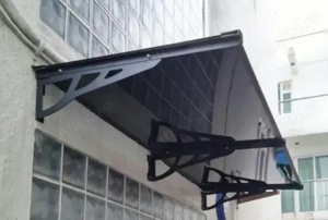 MAPROFI Copertină MAX PRO Otel+Alu+Policarbonat de ușă 