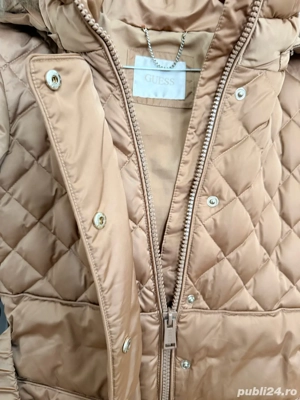Guess Geacă din puf Lolie W2BL61 WEX52 Maro Regular Fit XS - imagine 4