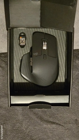 Vand mouse wireless Logitech MX Master 3, Negru Grafit - imagine 2