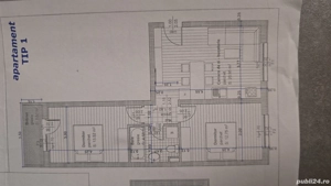 Negociabil! Apartament 3 cam. 54 mp, balcon +terasa