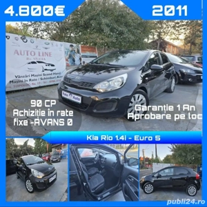 Kia Rio 1.4 posibilitate rate fara avans 