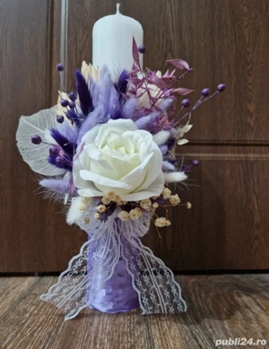 Lumanari buchet cocarde ,bratari nunta