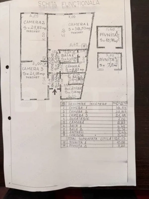 EXCLUSIV BLITZ :  Apartament 3 Camere, 121 mp, etaj 1, ULTRACENTRAL  ,  Parcare - imagine 16