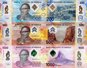 Lot 7 bancnote Angola UNC