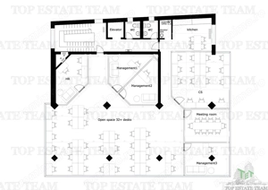 Spatiu de Birouri de 130 mp la Parter in Zona Piata Victoriei - imagine 8