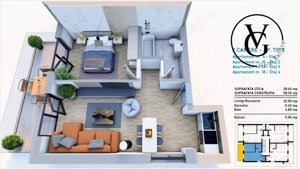 Apartament 2 camere finisat - Mamaia Sat - vedere panoramica - imagine 17