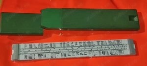 Rigla de calcul VINTAGE de colectie  germana LOGAREX GERMANY lungime 30 cm  