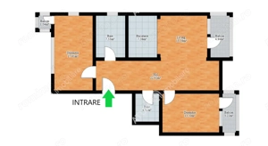 Apartament cu 3 camere decomandate 2 bai si 3 balcoane zona Strand - imagine 9