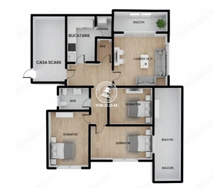 Apartament 4 camere  de vanzare  Centru,